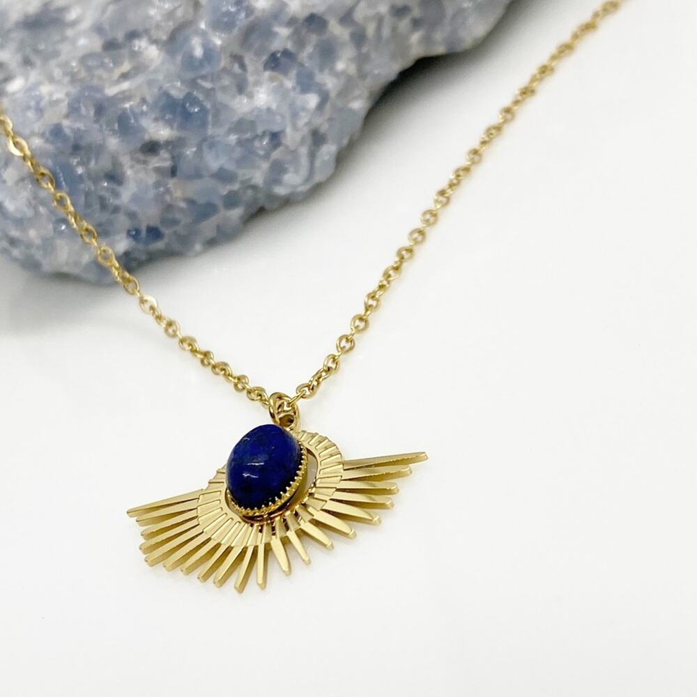 NEW Starry Blue Night Lapis Necklace - Picture 7 of 15